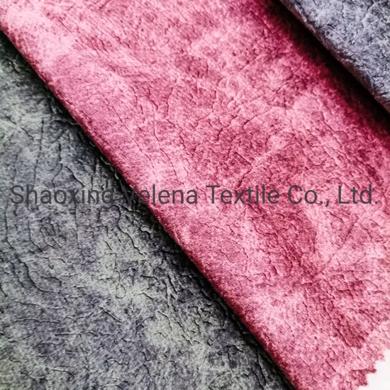 Neues geprägtes Design auf Holland-Samt-Vorhangstoff