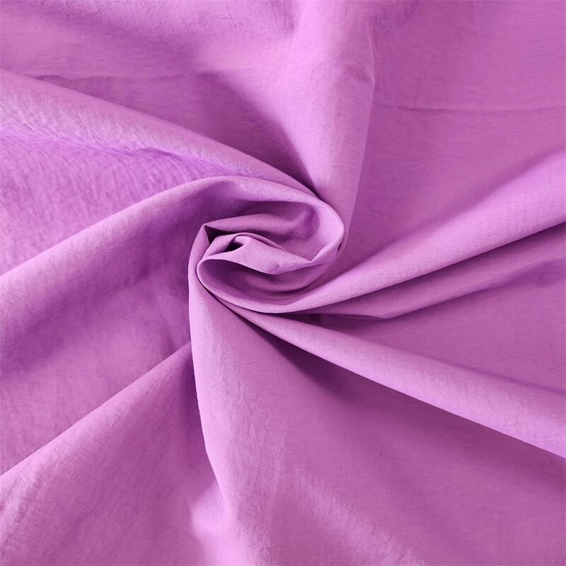 20d Bright PU Leather Feeling Nylon Taffeta Plain Fabric 380t/400t Coating Waterproof Windproof Fabric