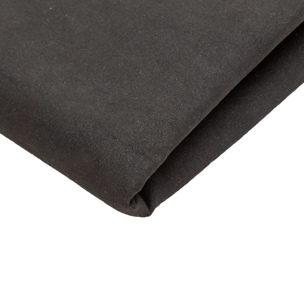 Suede Microfiber Soft Suede PU Non Woven Leather Fabric for Shoes Upholstery Box Cover