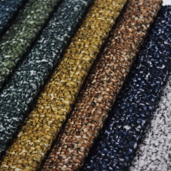 Recyceln Sie dekorativen weichen neuen Cord-Polsterungs-Polyester-Sofastoff mit wasserfestem, leicht zu reinigendem Stoff für Polstermöbel